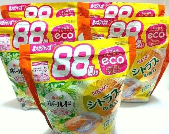 新品未使用 ボールド 超メガジャンボ 洗濯洗剤 シトラスの香り 88個 まとめ売