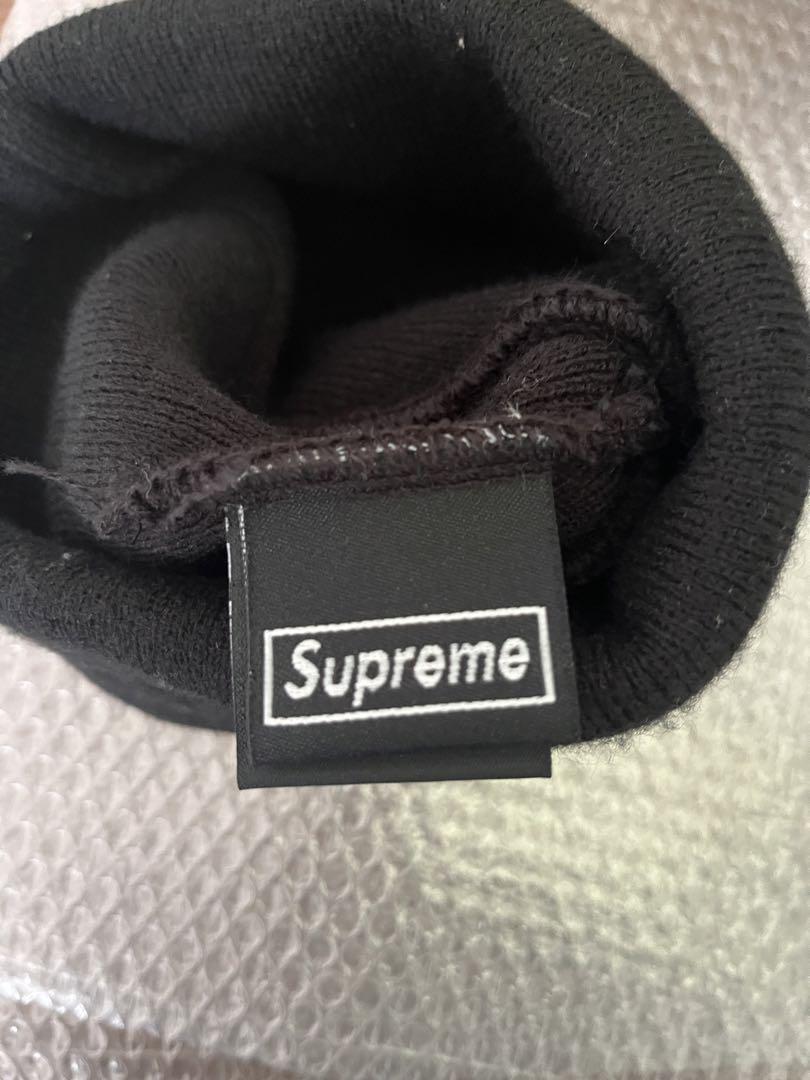 Supreme リバーシブル ニット帽 黒