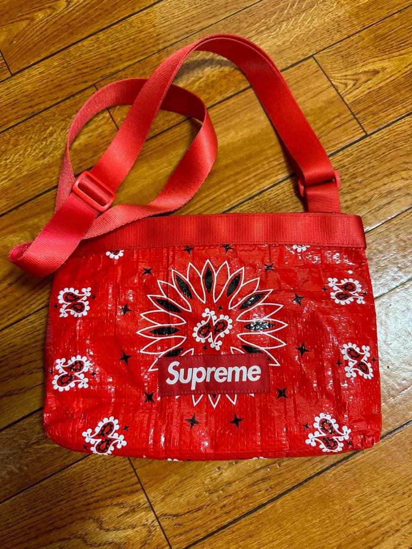 Supreme Bandana Tarp Side Bag 