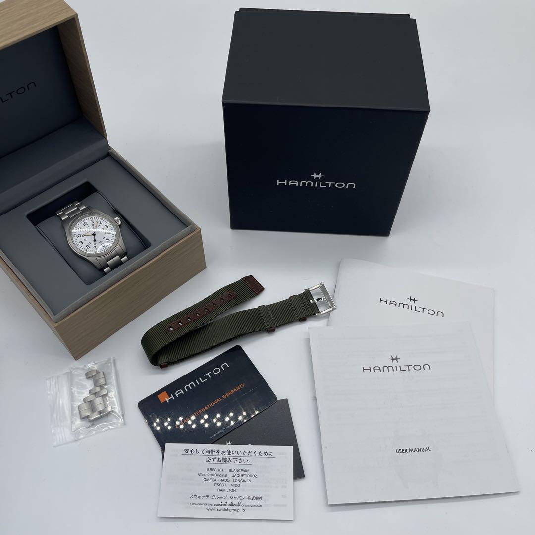 【美品】HAMILTON Khaki H69439111 　　　保証