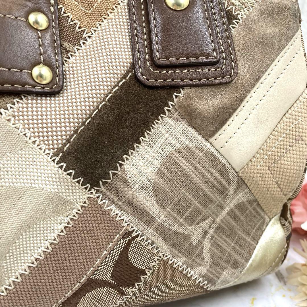 可愛い❣️COACH コーチトートバッグレディースブランドブラウン