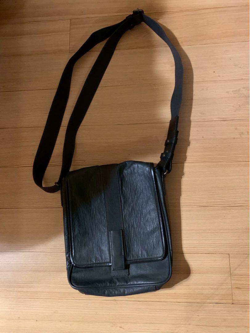 タケオキクチ ラムスキン レザー 革 ブラック ショルダーバッグ レトロ レア
