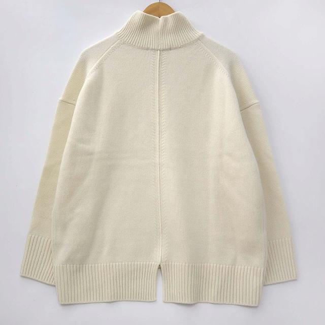 未使用 23区 ウールカシミヤブレンド スタンドネック ニット