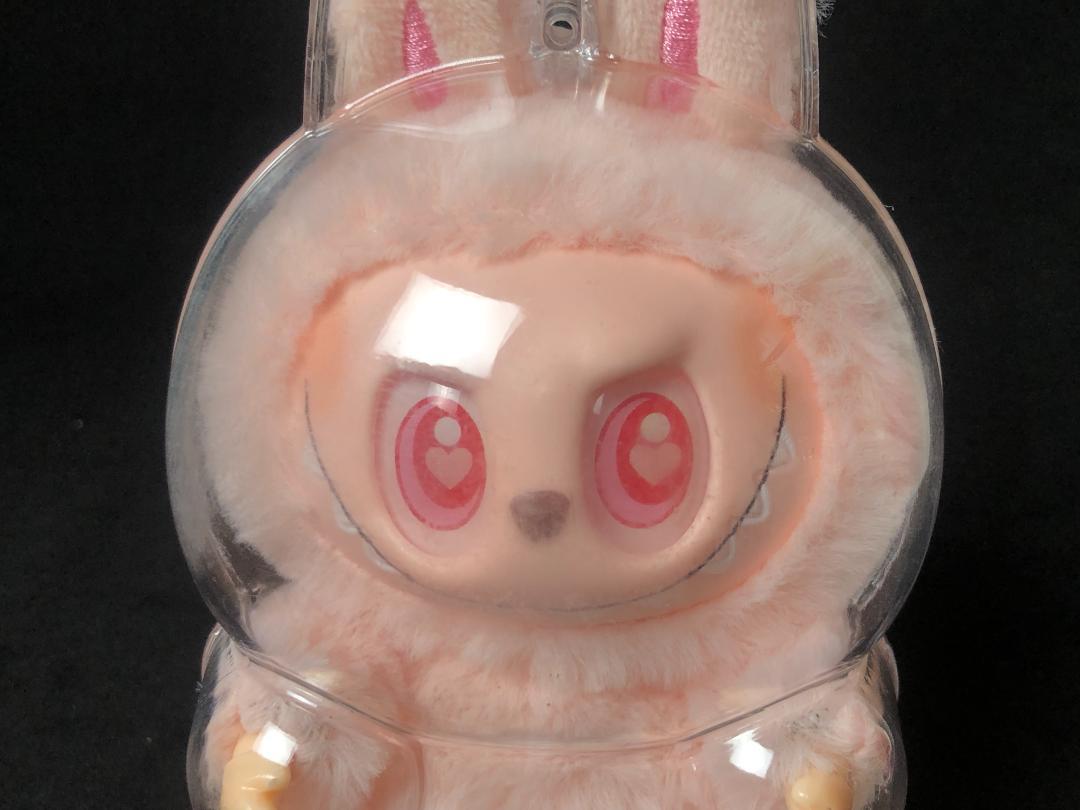 POPMART LABUBU ぬいぐるみ ラブブ 透明カバー付き labubu