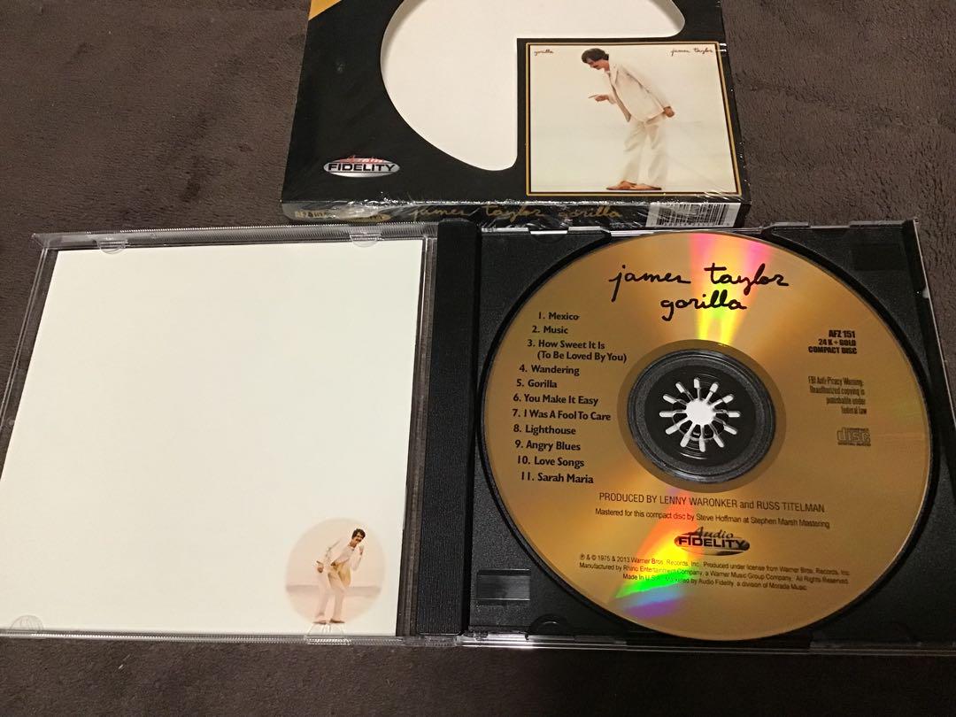 美品❣️高音質ゴールドCD『JAMES TAYLORジェイムス・テイラー　ゴリラ』