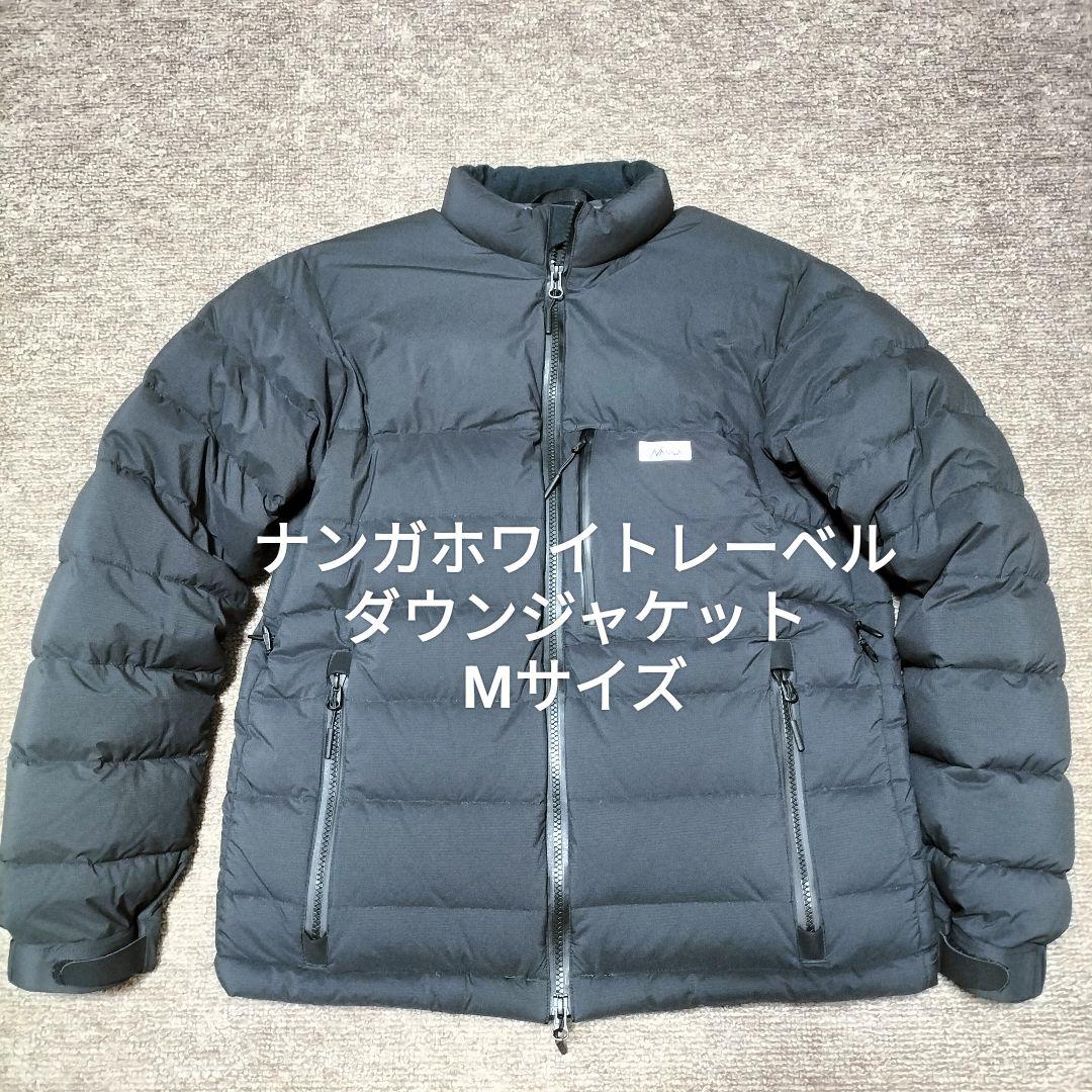 NANGA ナンガホワイトレーベルダウンジャケット 　Mサイズ　ブラック