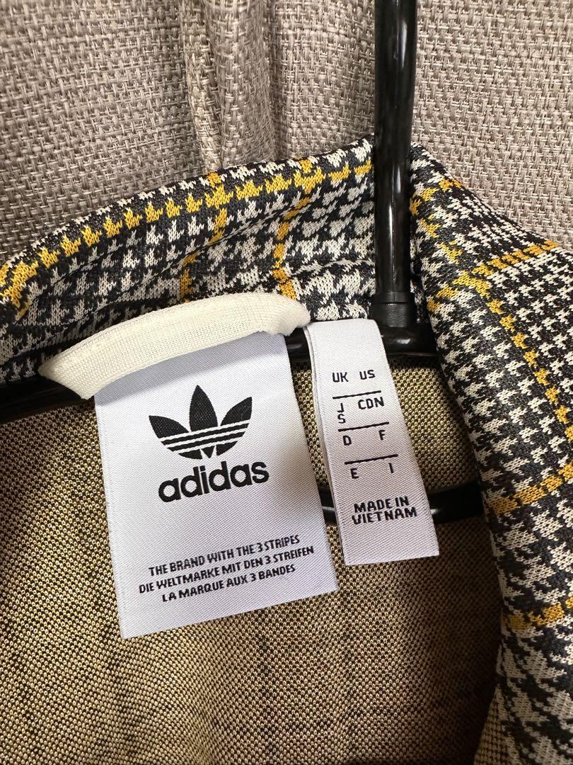 adidas originals タータンチェック　千鳥格子　S 美品