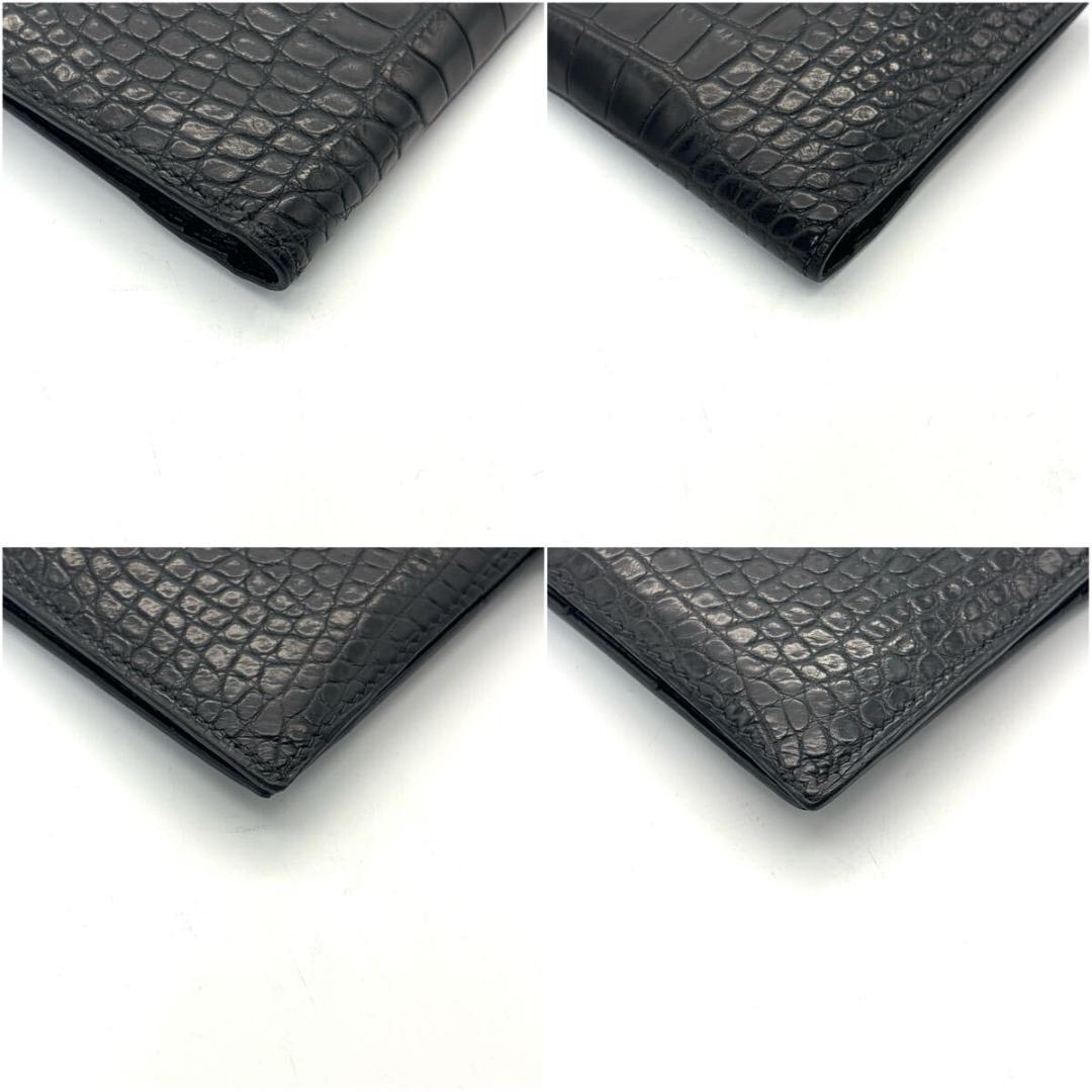 最高級◆極美品◆HERMES ベアンクラシック アリゲーター レザー 新型金具
