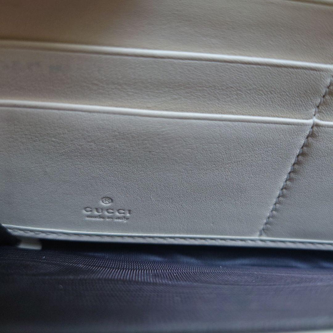 GUCCI ホワイト 長財布
