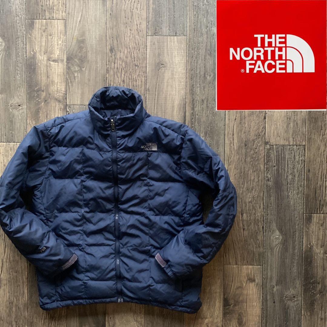 国際ブランド】 ノースフェイス ダウンジャケット ネイビー 700フィル