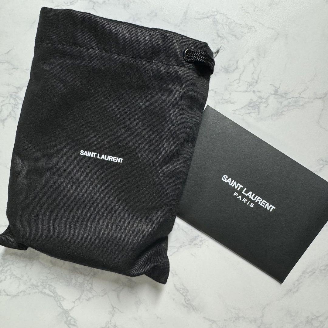 Saint Laurent 三つ折りミニ財布/超美品