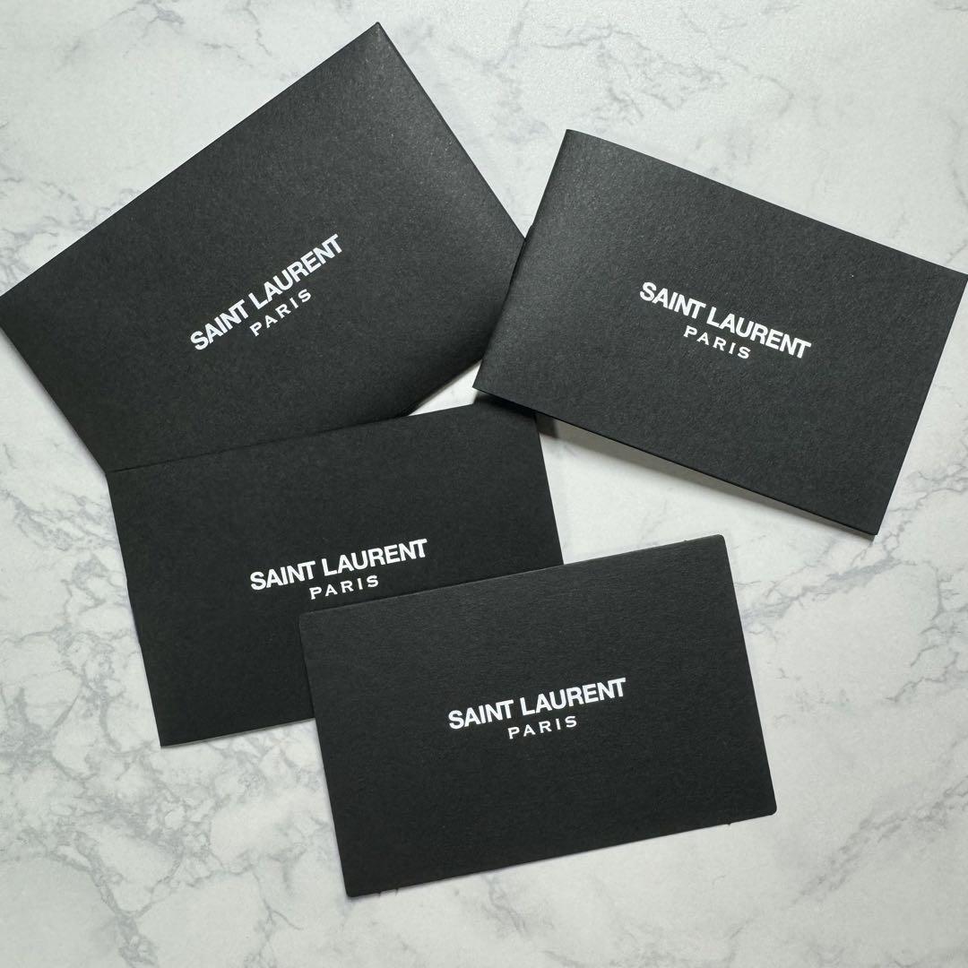 Saint Laurent 三つ折りミニ財布/超美品