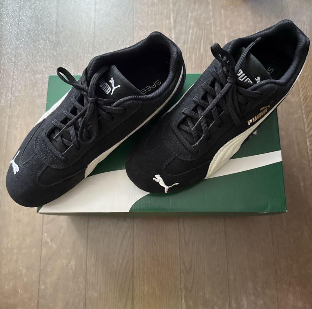 極美品】puma スピードキャット ls ブラック スウェード 26.5