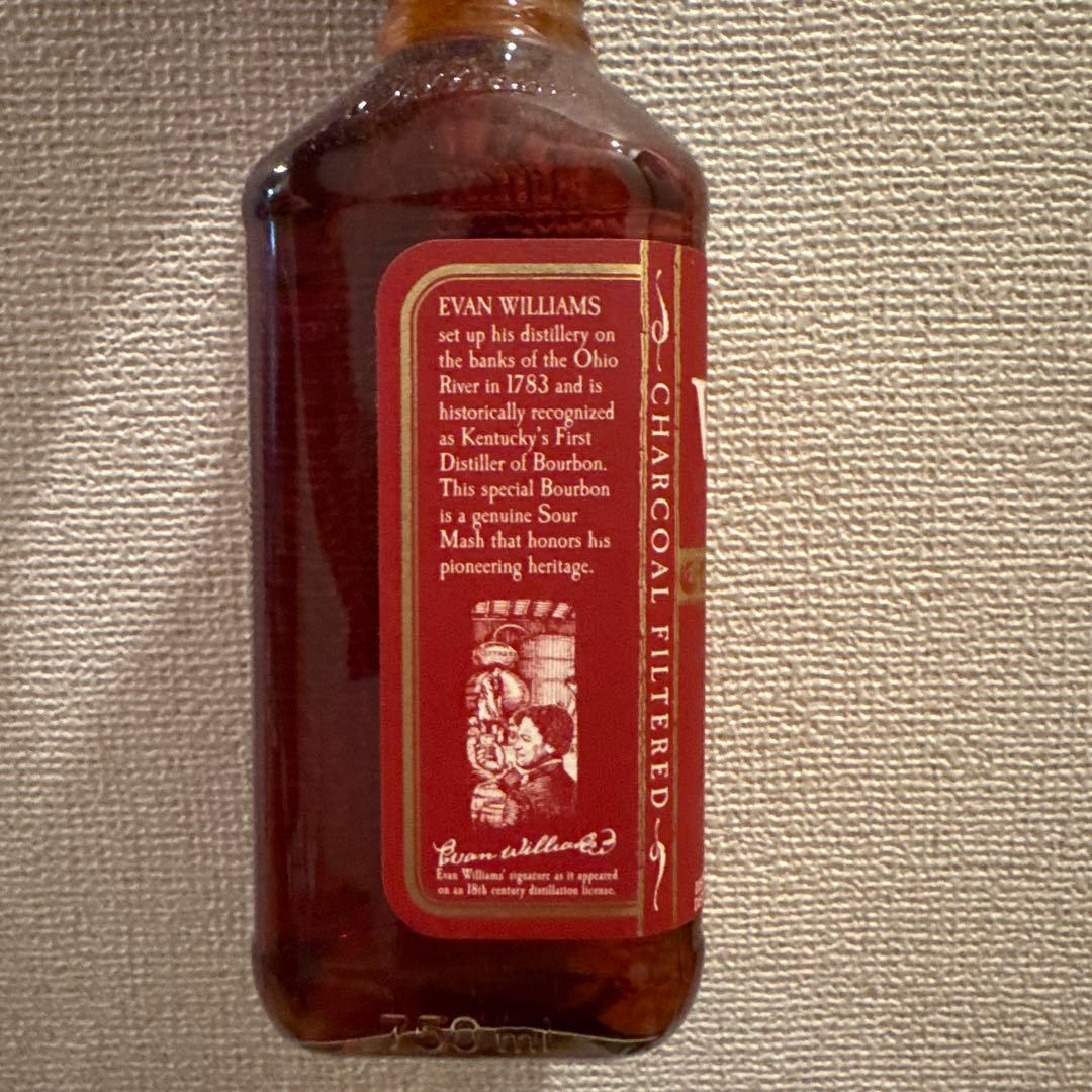 Evan Williams エヴァンウィリアムス12年 バーボンウイスキー 終