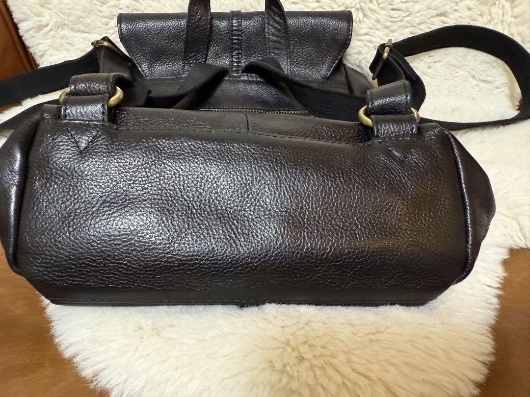 【美品】Sarai カウレザーリュック｜シンプル×上品な本革バックパック