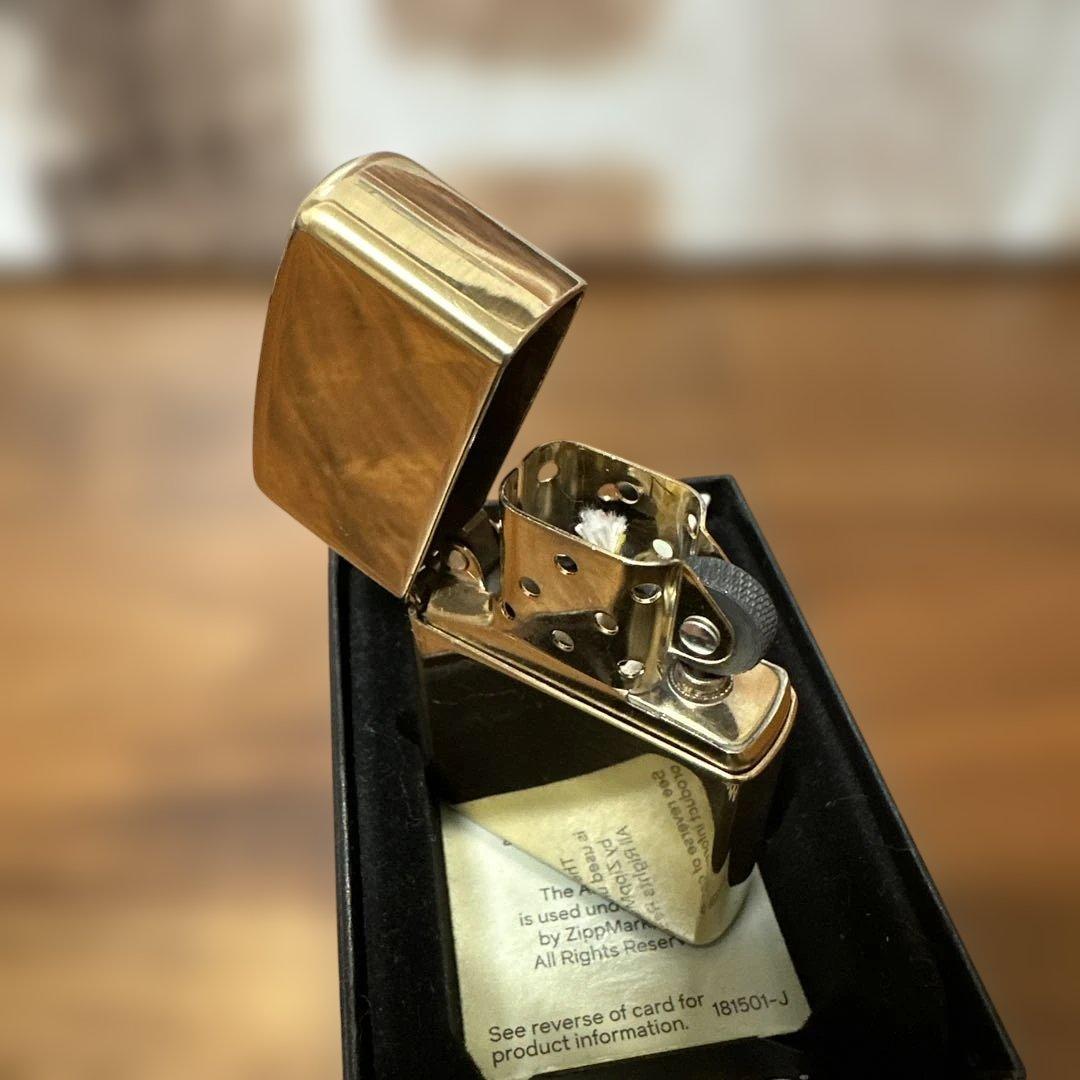 チューニングzippoアーマー169真鍮無垢NO1114ZIPPO