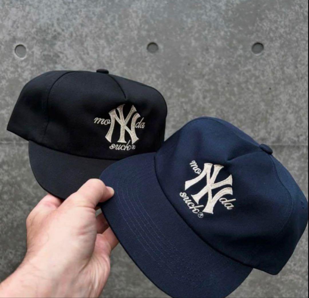 【新品正規品】 Mondaysuck NYC Hat ネイビー 正規店購入 新品正規品】 Mondaysuck NYC Hat ネイビー 正規店購入