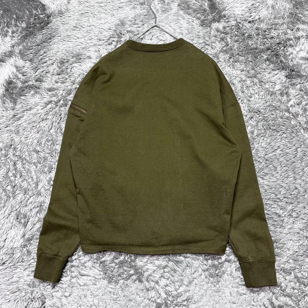 ジルサンダー サイドジップ ロングスリーブTシャツ Sサイズ