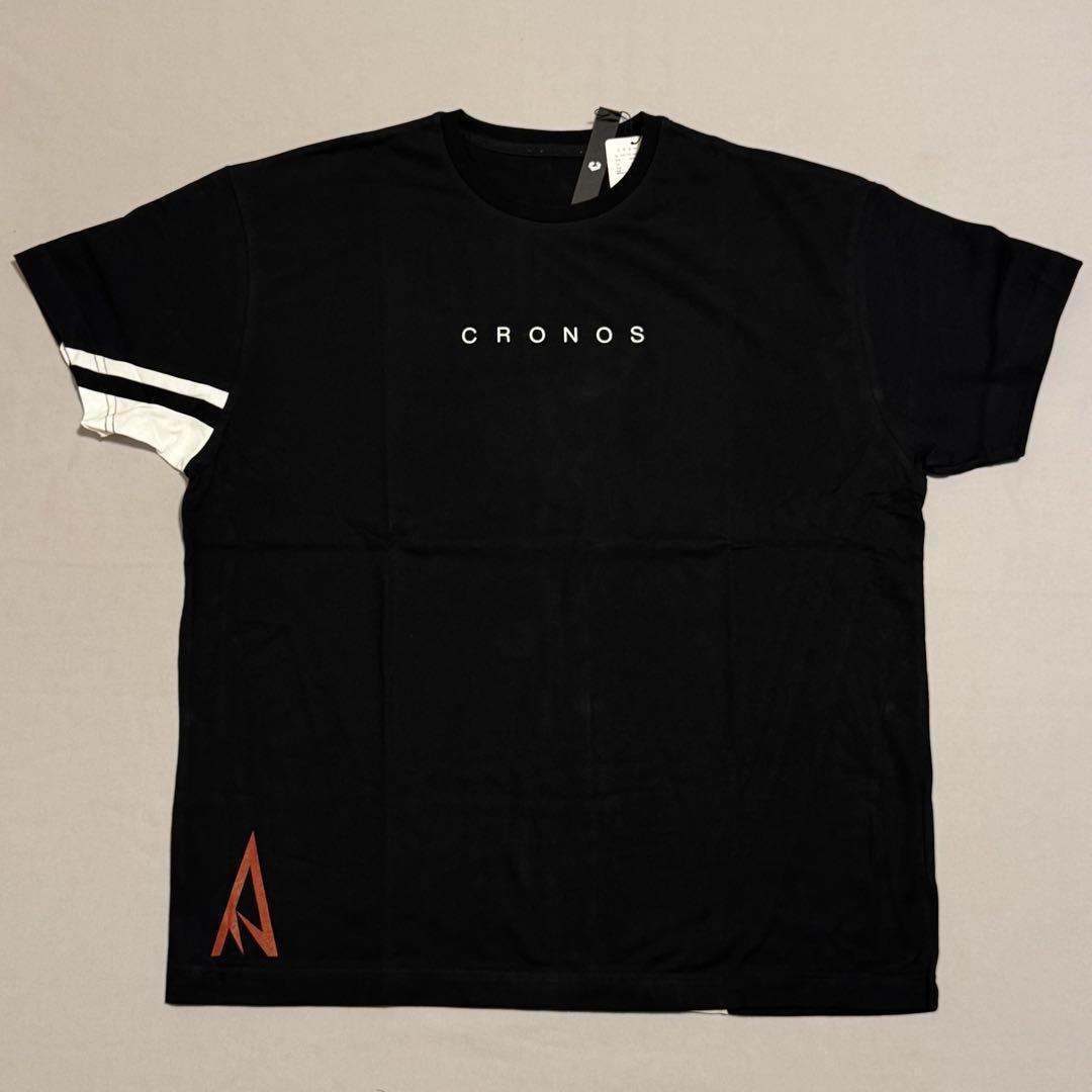 CRONOSクロノス Tシャツ CRONOS LOGO OVERSIZE T-SHIRTS【WHITE×PURPLE】 – クロノス