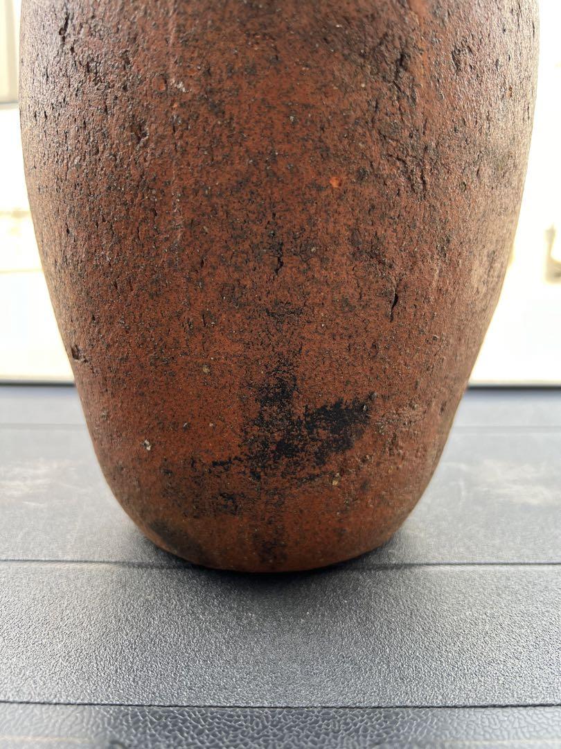 蛸壺 壷 花入 花器 花瓶 陶器 焼物 民藝 時代品 古道具 漁具 JAPAN