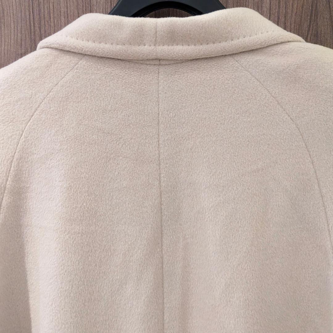 【美品】 FEMINELLA ロングコート 上質 ウール カシミア アンゴラ