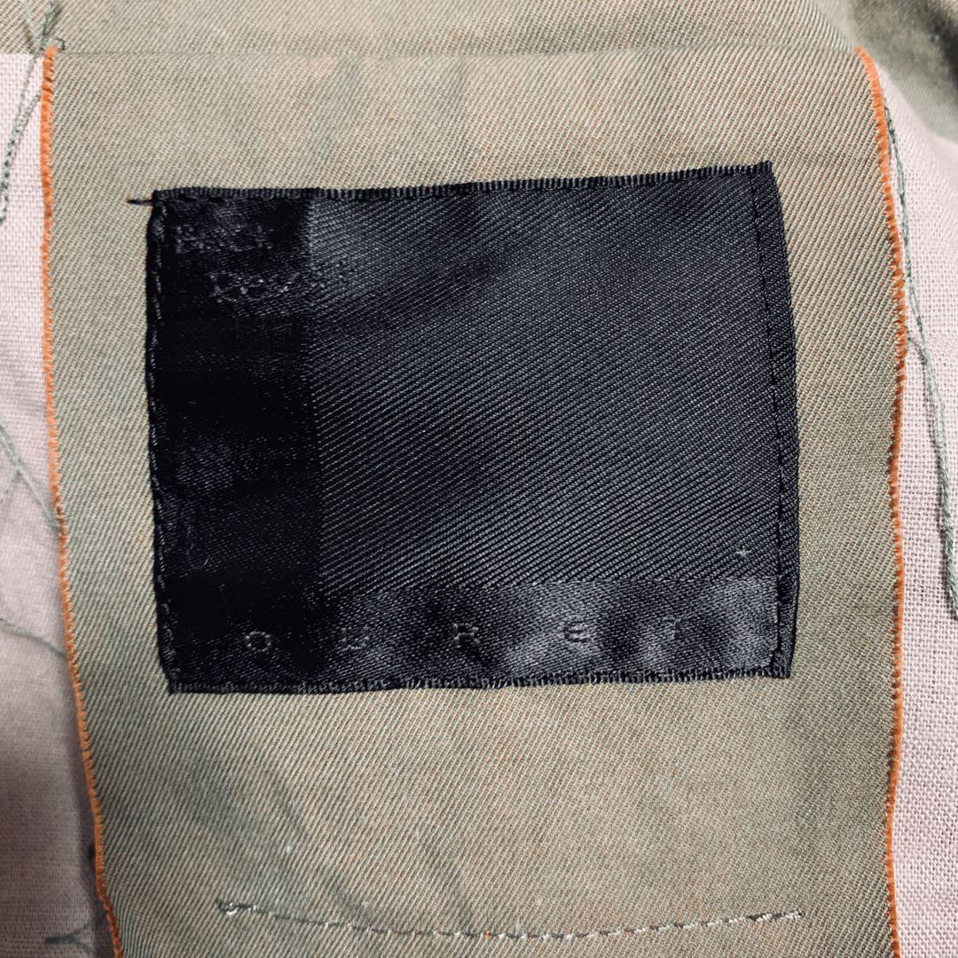 定価52800円 OURET バーバリークロスワッシャーステンカラーコート S