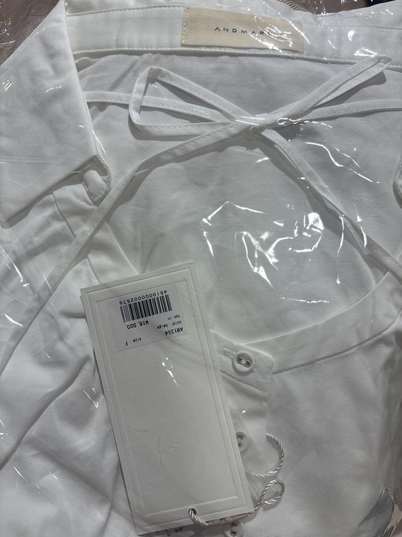 ワンピース andmary Betty layered dress beige F