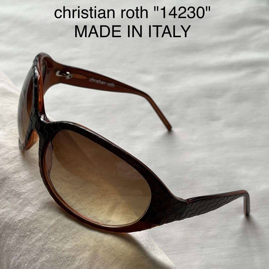 christian roth ストライプ柄 サングラス