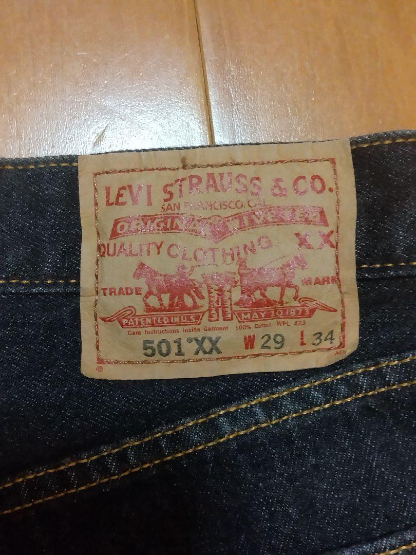 LEVI'S 501XX ブラックデニム29×34 メキシコ製