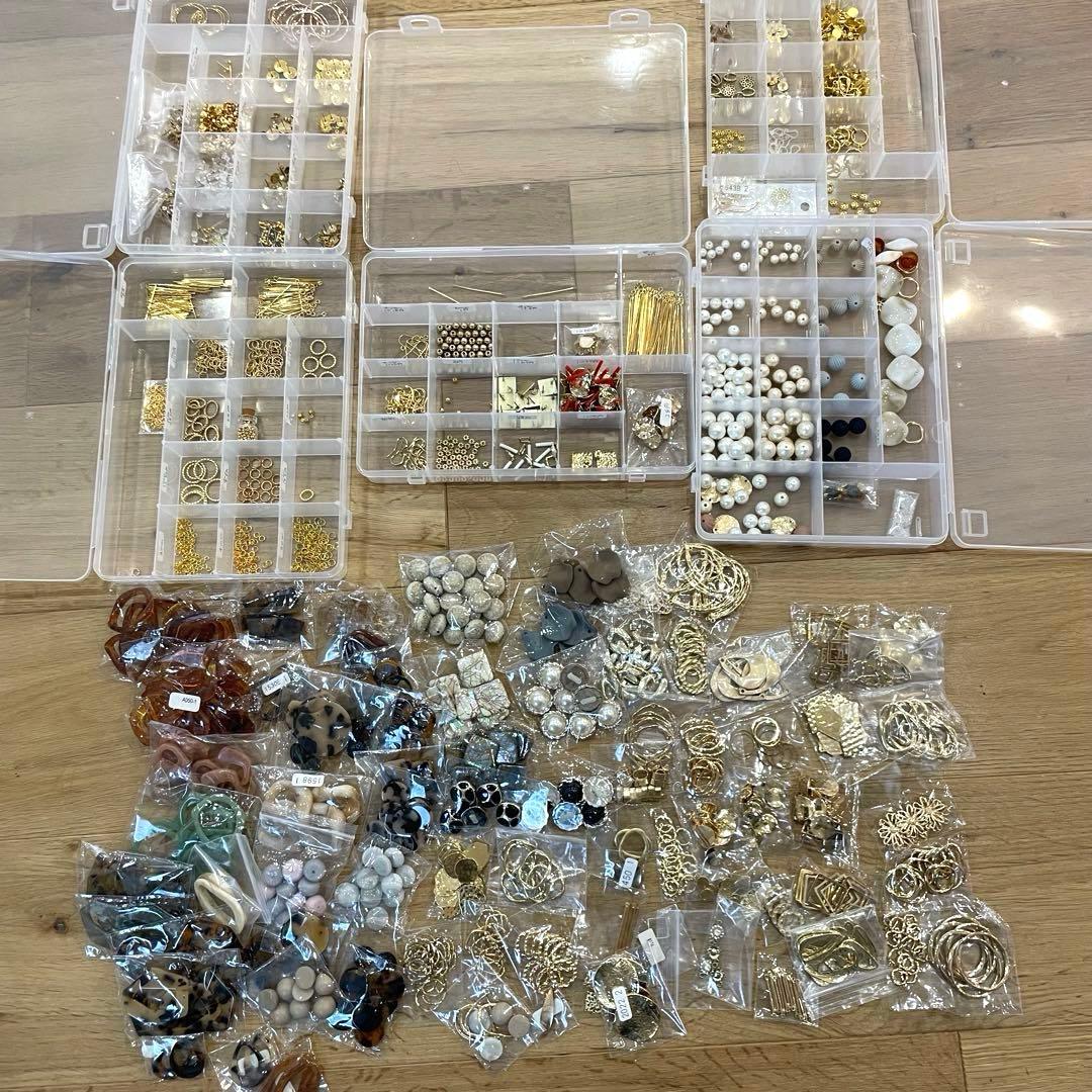 ★4万円分相当★ハンドメイド ピアスパーツセット　まとめ売り