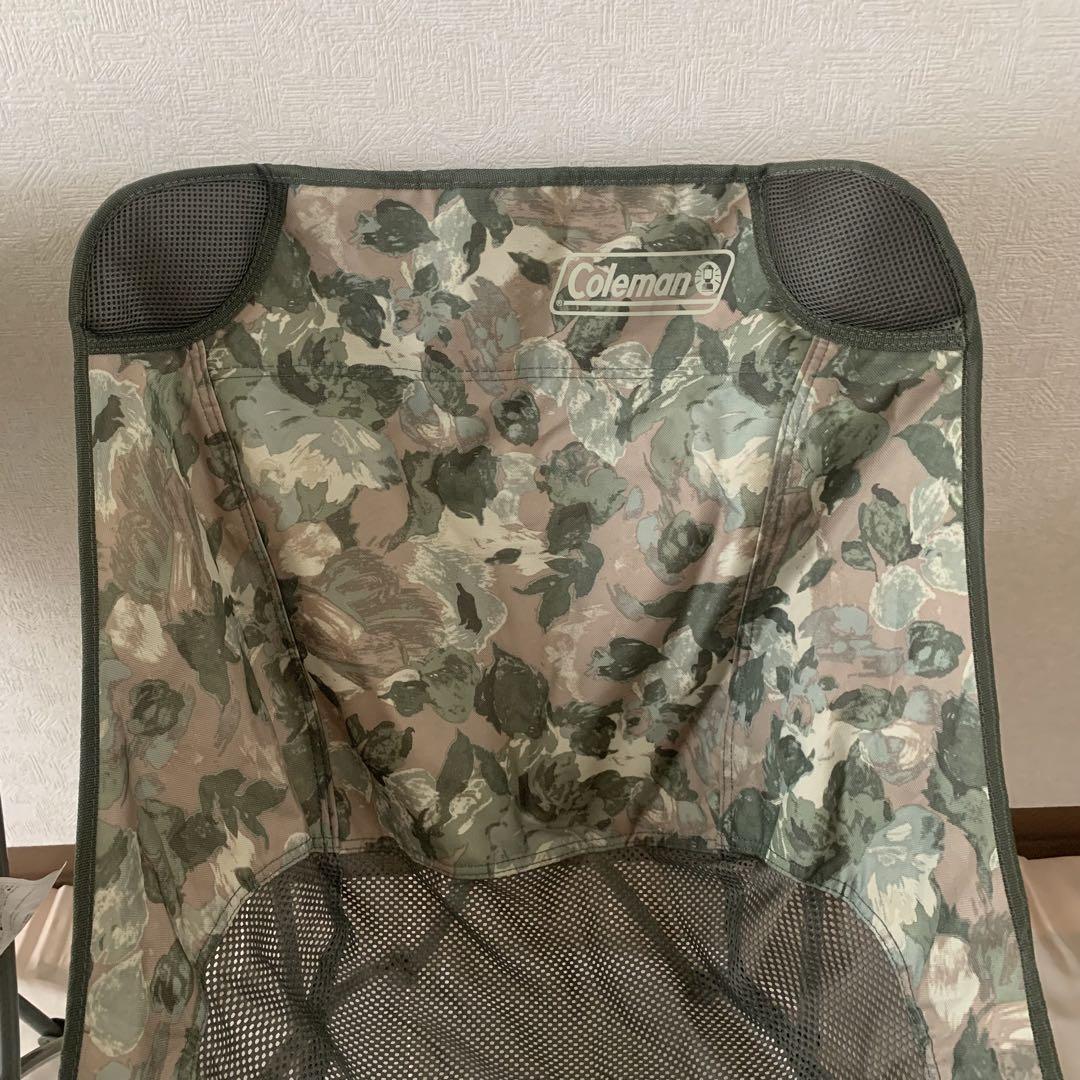 Coleman ヒーリングチェア 折りたたみアウトドア　ナチュラルカモ