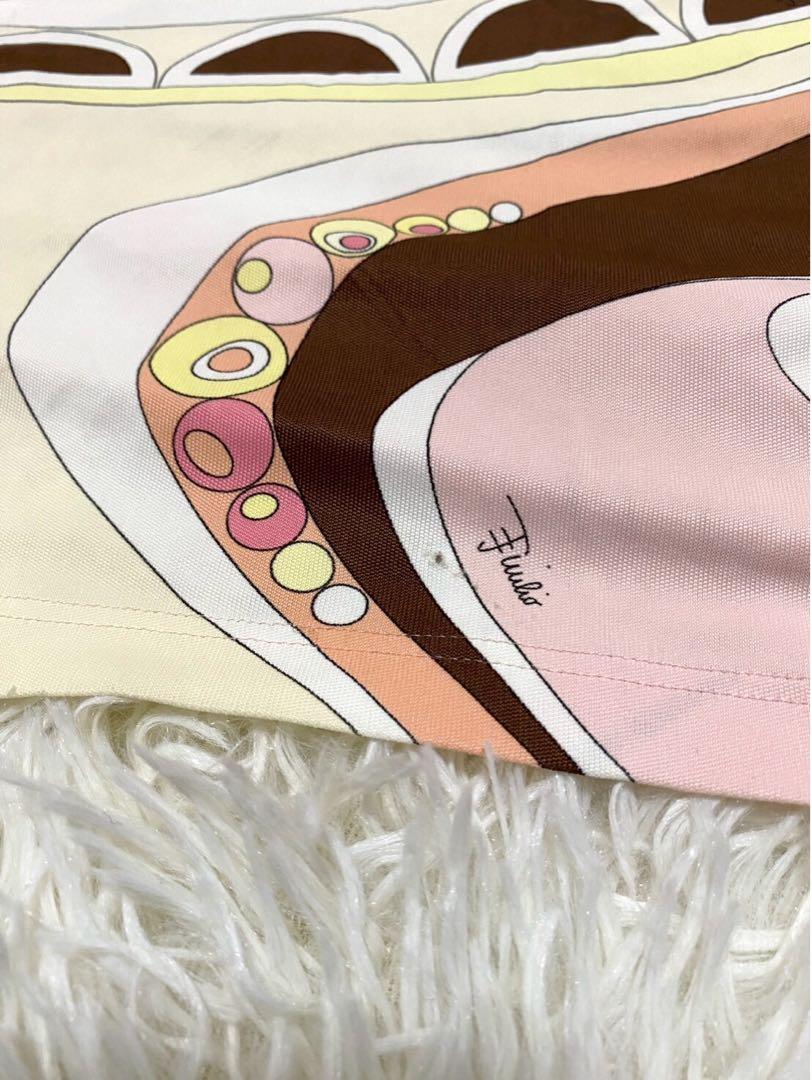 【良品✨】エミリオプッチ 総柄 スカート スリット ピンク系 36