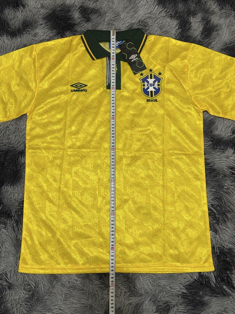 UMBRO ブラジル代表 イエローシャツ　サイズ不明 UMBRO ブラジル代表 ポロシャツ XL - メルカリ