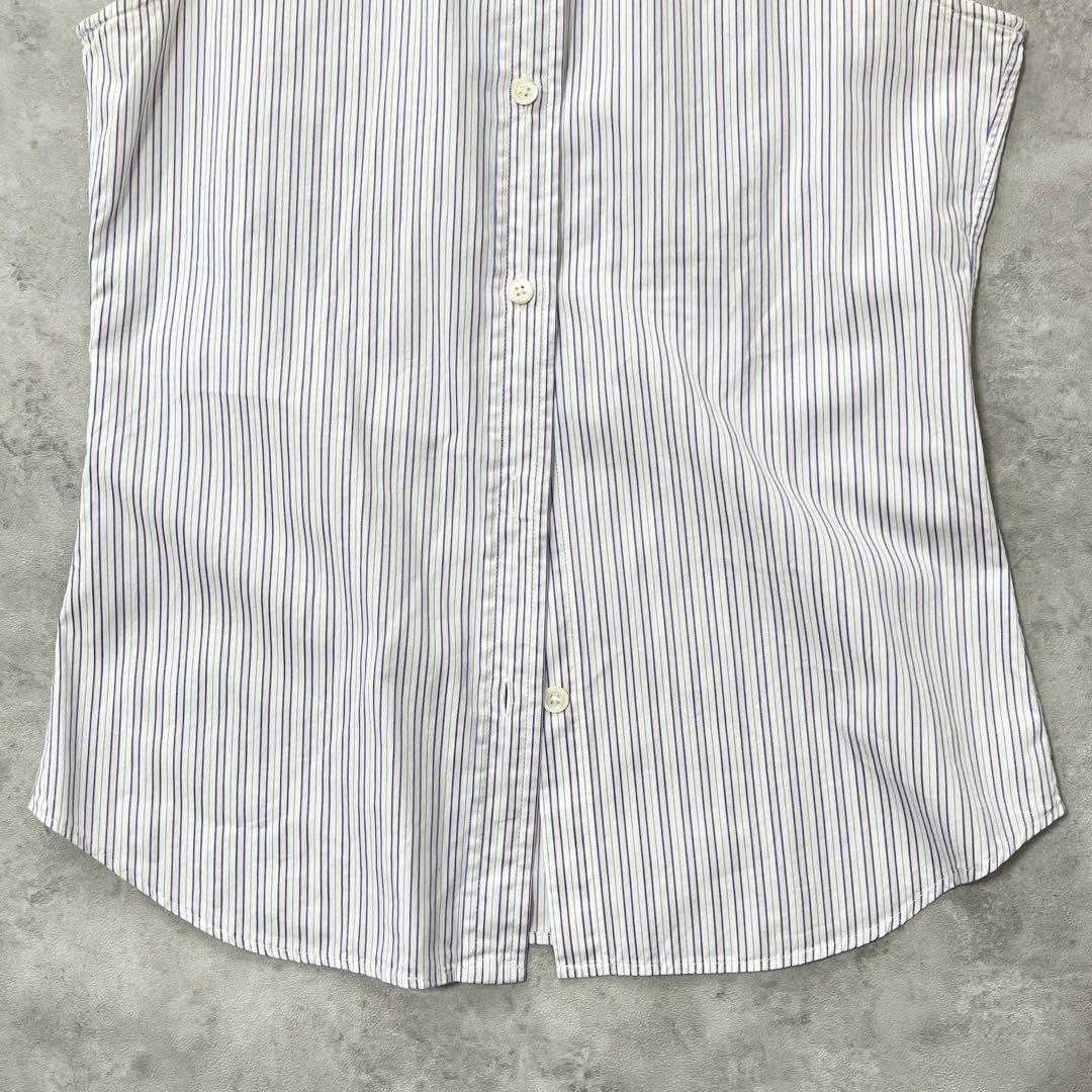 ラルフローレン ノースリーブシャツ ストライプ Sサイズ ゴルフ