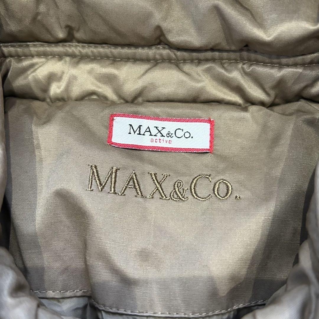 ン 大人気 新品 ノ 人気】MaxMara ロングコート 38 ファーコート ブラウン フード ジャケット・アウター