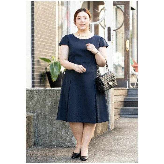 新品未使用　Sourire スーツ　ワンピース　ジャケット　セット　プラスサイズ 新品未使用 Sourire スーツ ワンピース ジャケット セット