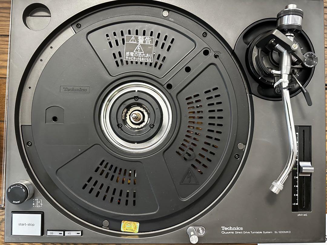 Technics SL-1200MK3 ターンテーブル1台