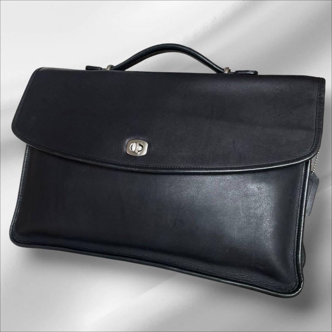 極美品✨2wayオールドコーチ 5265 ビジネスバッグ ショルダー ブラック