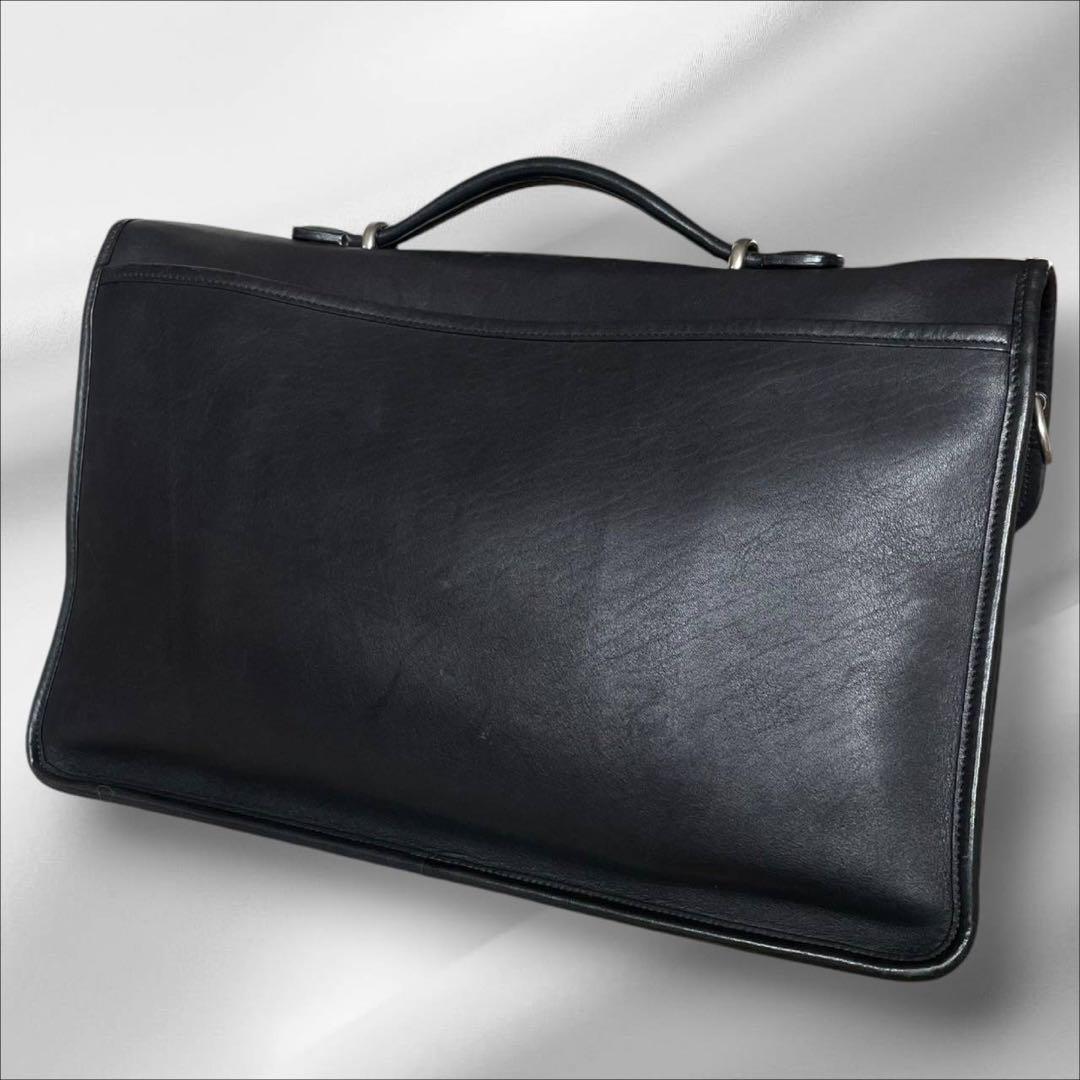 極美品✨2wayオールドコーチ 5265 ビジネスバッグ ショルダー ブラック