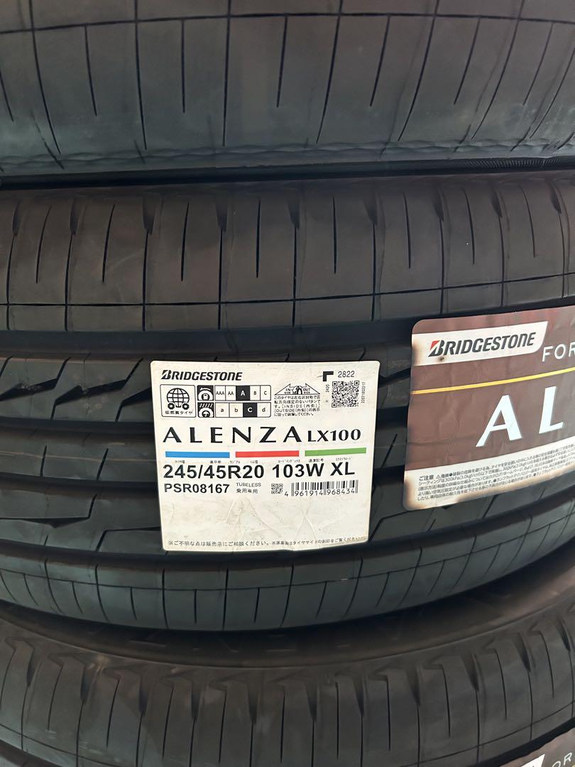 2022年制BRIDGESTONE ALENZA LX100 245/45R20