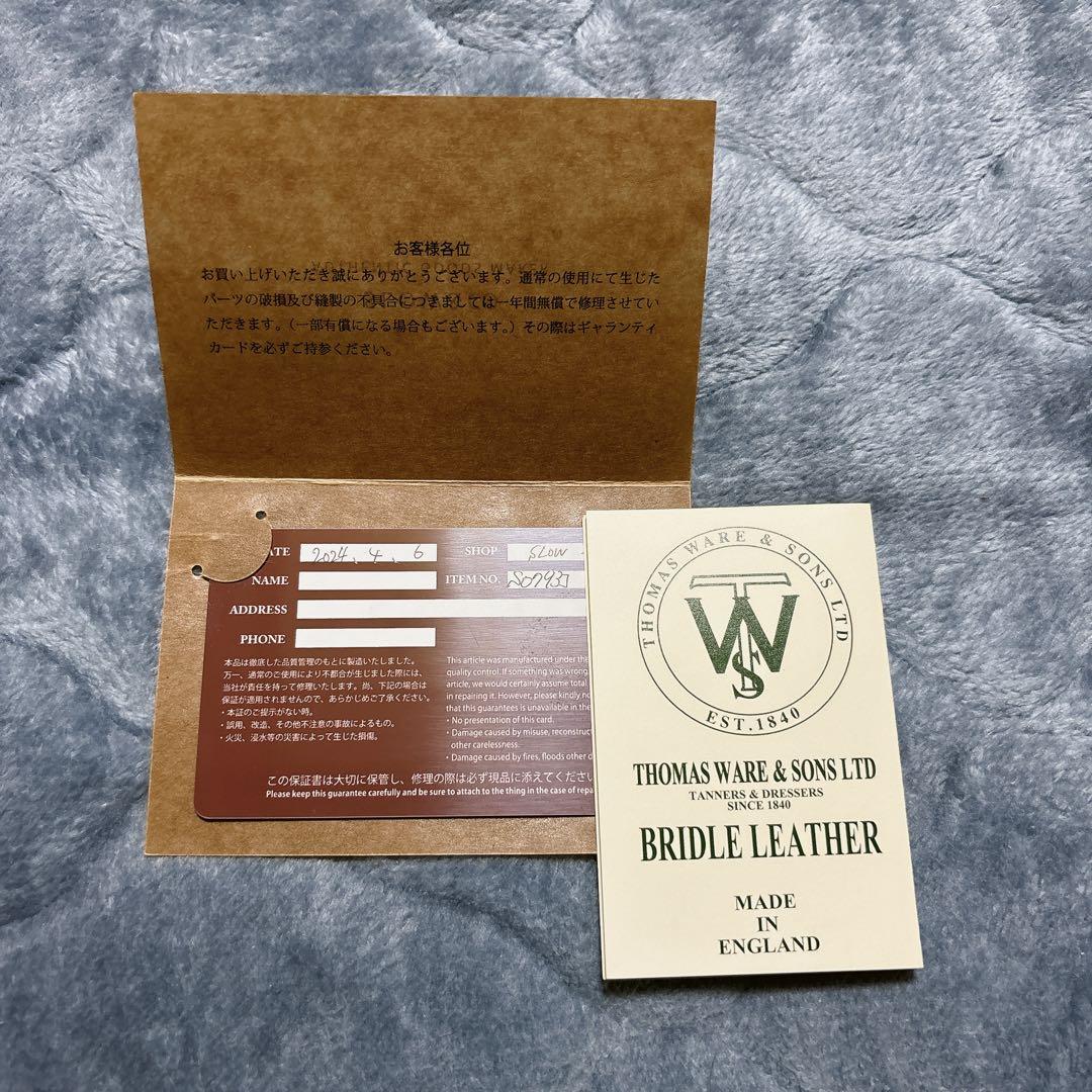 SLOW bridle Lzip mini wallet スロウ　ブライドル