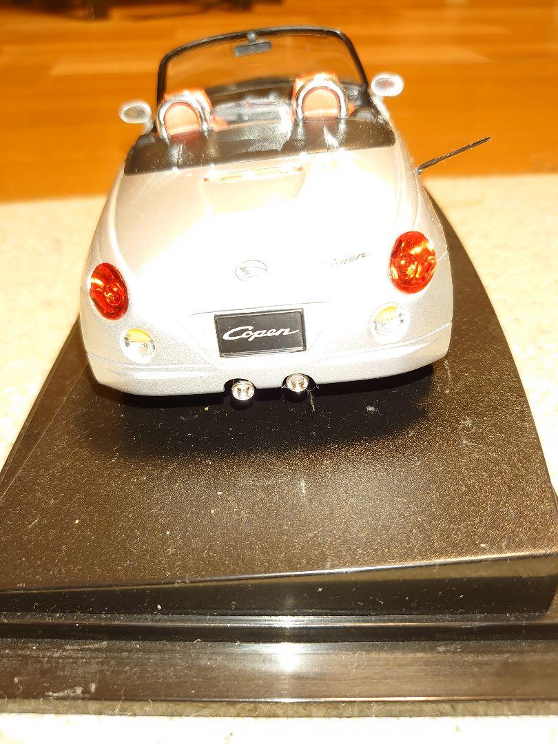 Copen コペン　シルバー ミニカー 1/18ケース付き(非売品) Amazon | ミニカー 1/18 ダイハツ コペン (シルバー) ディーラー