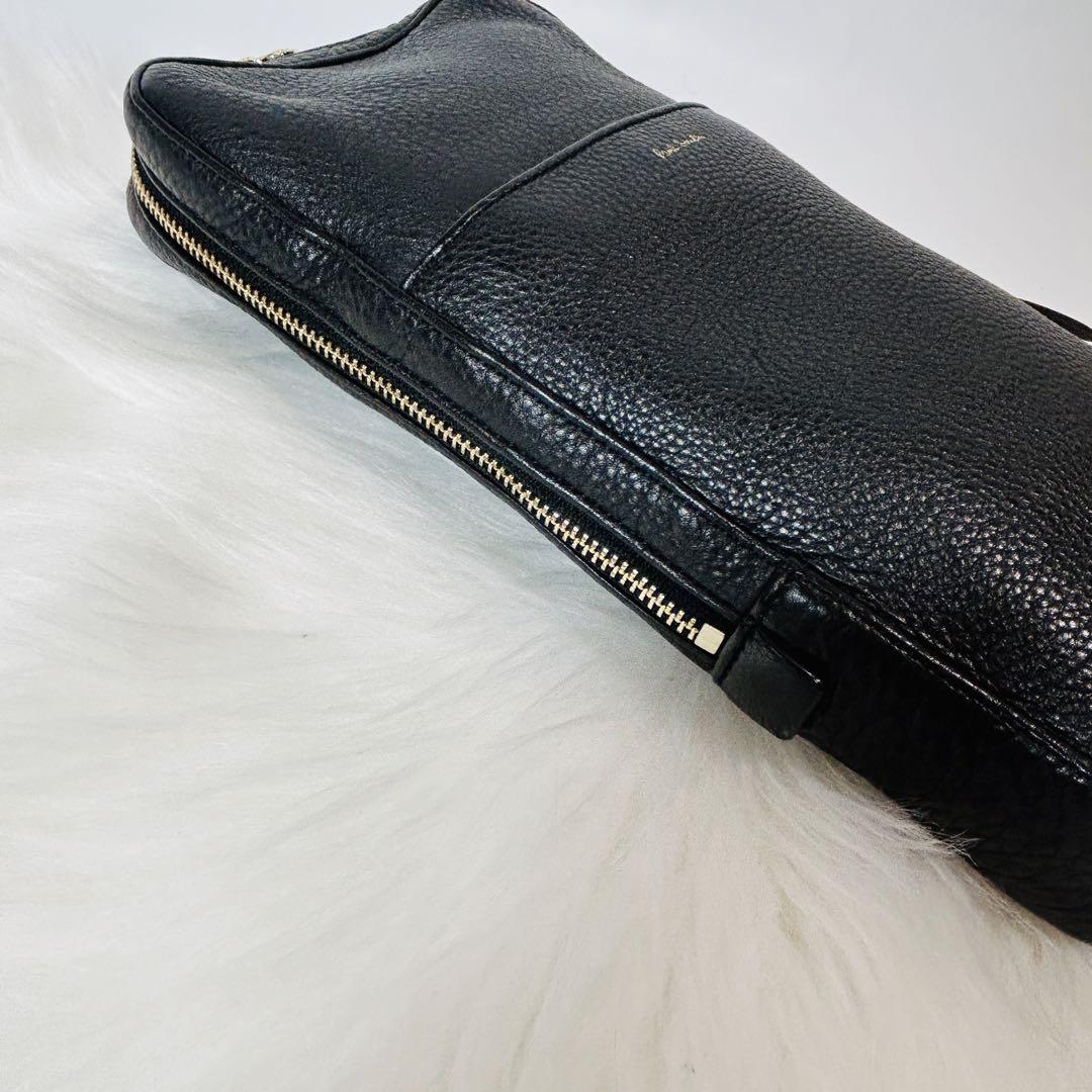 ☆極美品☆ Paul Smith レザー ボディバッグ マルチカラーストラップ
