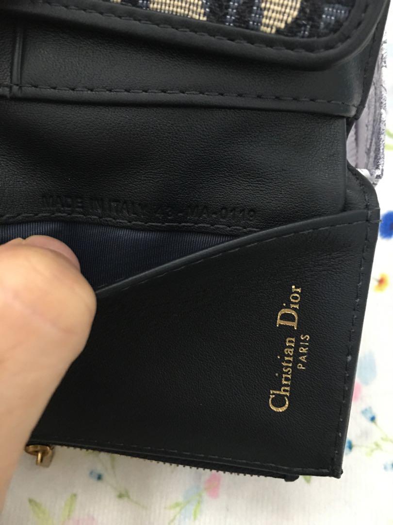 Dior・クリスチャンディオール 三つ折り財布 ミニ財布 人気美品 画像10
