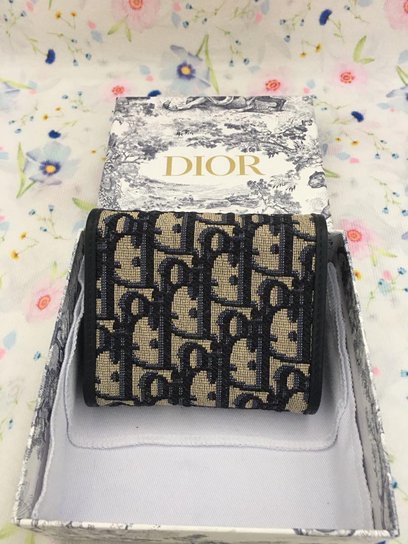 Dior・クリスチャンディオール 三つ折り財布 ミニ財布 人気美品 画像2