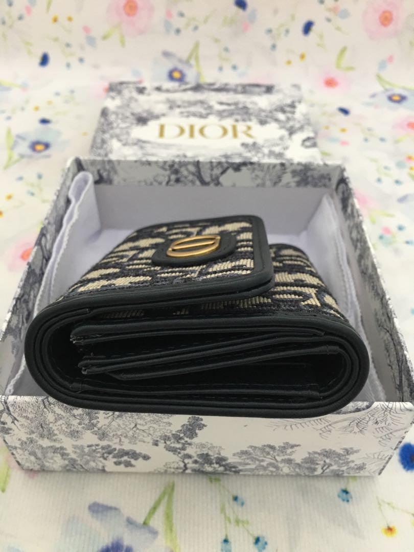 Dior・クリスチャンディオール 三つ折り財布 ミニ財布 人気美品 画像4