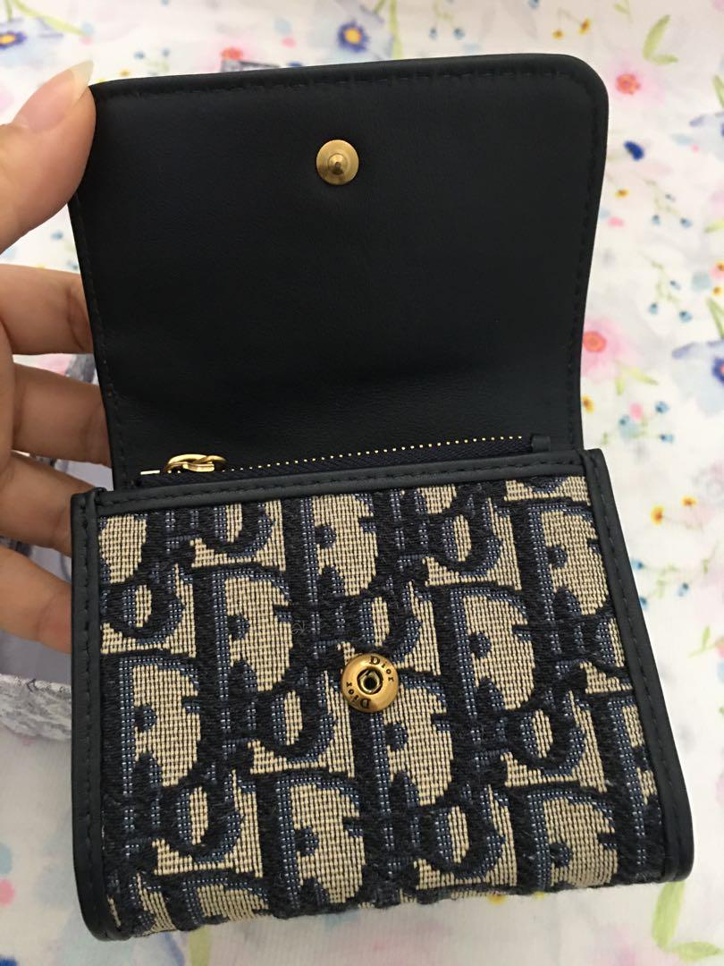 Dior・クリスチャンディオール 三つ折り財布 ミニ財布 人気美品 画像5