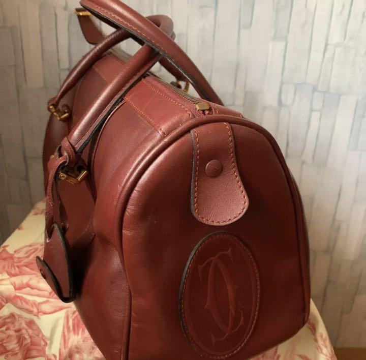 格安最新品 Cartier ボストンバッグ ボルドー dbt8x-m59105341365 カルティエ 在庫超激得