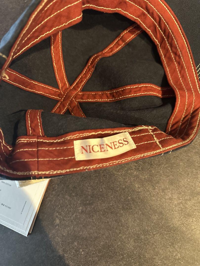 NICENESS L.LEARY NAVY ナイスネス　ロングビルキャップ