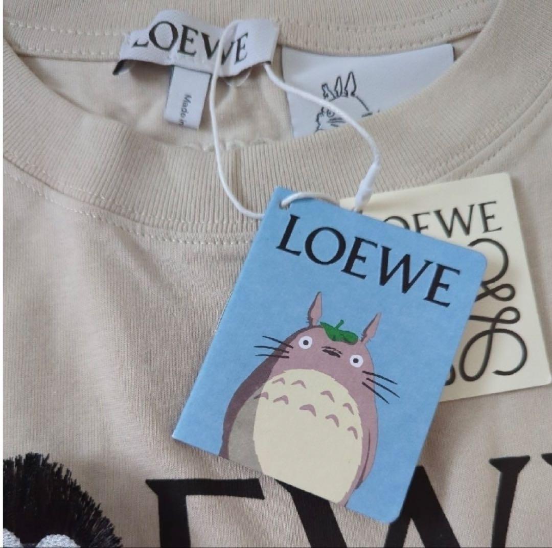 LOEWE トトロ 半袖Tシャツ ベージュ